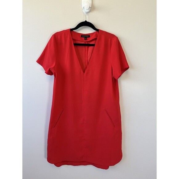 Banana Republic Red Dress high low - Picture 5 of 9